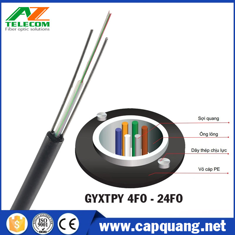Cáp quang 4FO GYXTPY Multimode
